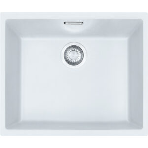 white undermount sink